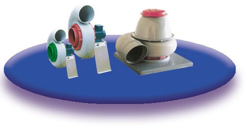 ventilateur centrifuge polypropylène